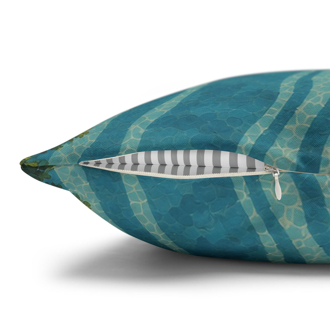 Koi Commute – Japanese Wall Art with Fish in Rush Hour Lanes – Pillow / Cover