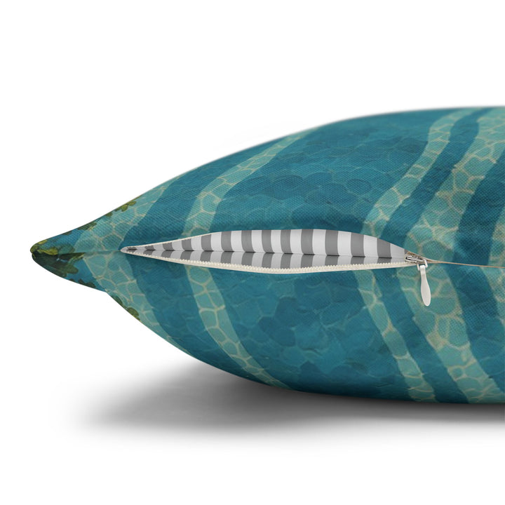 Koi Commute – Japanese Wall Art with Fish in Rush Hour Lanes – Pillow / Cover