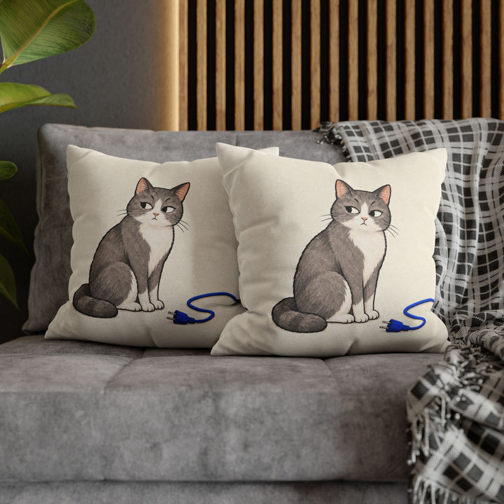 IT Support – Funny Office Wall Art with an Unplugged Cable Alibi – Pillow / Cover