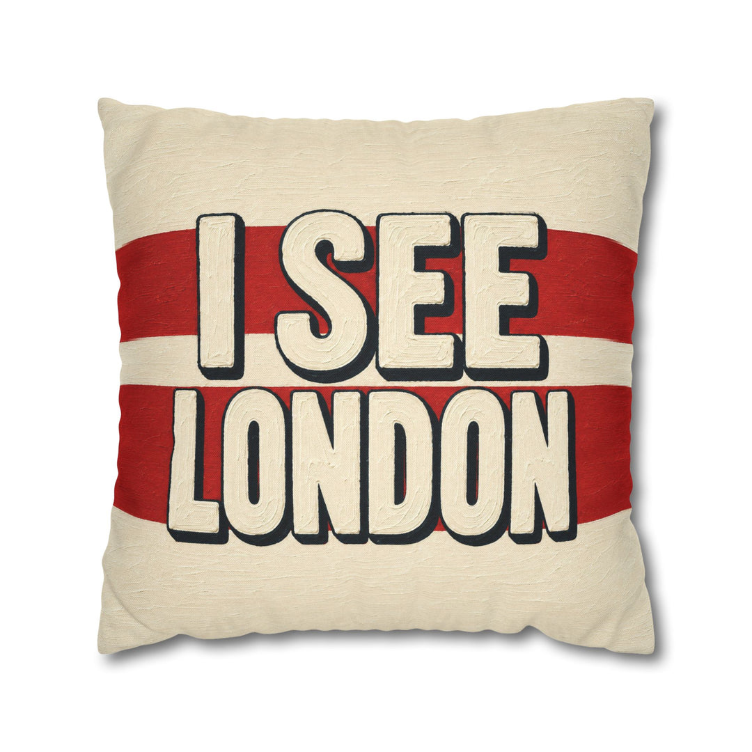 I See London – Funny Bathroom Wall Art with a Classic Rhyme – Pillow / Cover