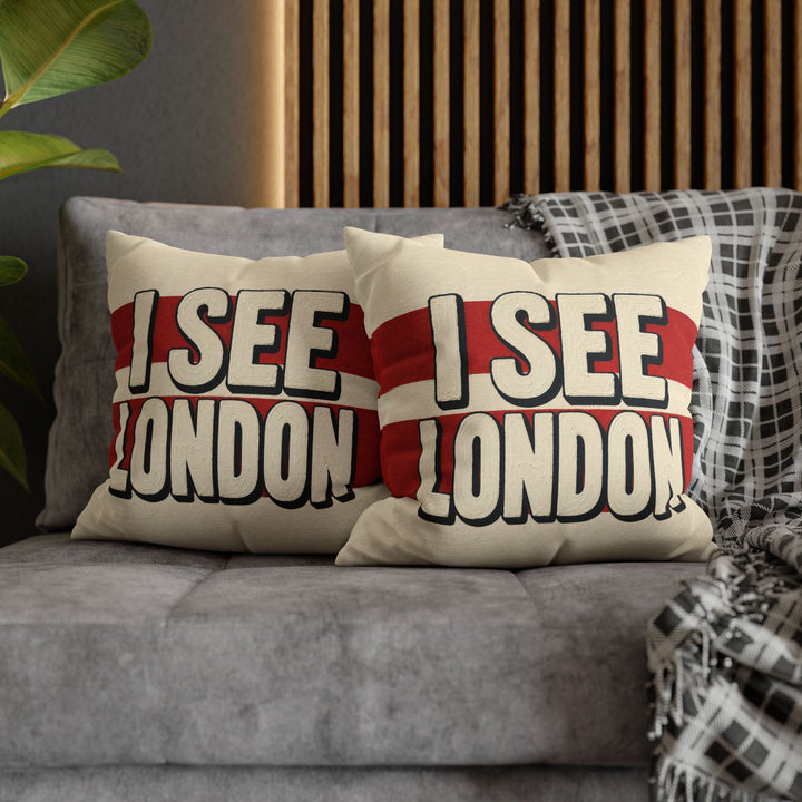 I See London – Funny Bathroom Wall Art with a Classic Rhyme – Pillow / Cover