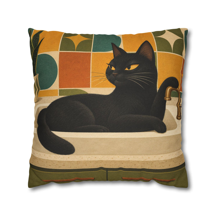 Sink Loaf, Mid Century – Mid Century Modern Art with a Geometric Basin Nap – Pillow / Cover