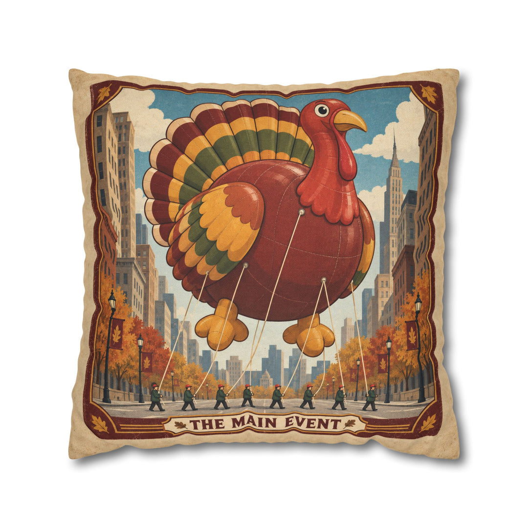 The Main Event – Fall Wall Art with a Giant Parade Balloon Bird – Pillow / Cover