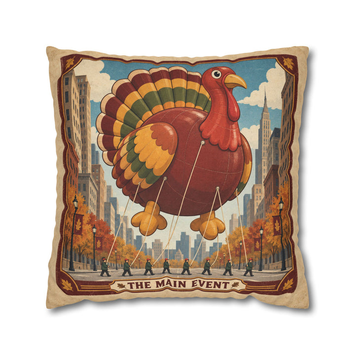 The Main Event – Fall Wall Art with a Giant Parade Balloon Bird – Pillow / Cover