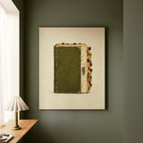 Annotated – Bookish Wall Art with Margins Full of Tiny Hearts – Canvas / Framed Canvas