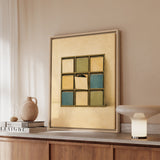 Sleeve Wall – Vinyl Record Decor with a Warm Wall of Sleeves – Framed Canvas Wall Art