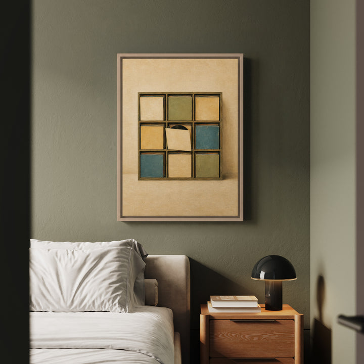 Sleeve Wall – Vinyl Record Decor with a Warm Wall of Sleeves – Canvas / Framed Canvas