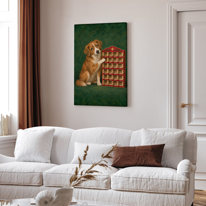 Advent Audit – Christmas Wall Art with All 24 Doors Already Open – Canvas Wall Art