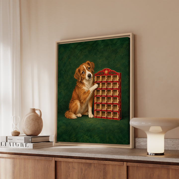 Advent Audit – Christmas Wall Art with All 24 Doors Already Open – Canvas / Framed Canvas