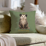 Jesus Loves Me Anyway – Jesus Decor with an Upright School Photo Pose – Throw Pillow