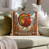 The Main Event – Fall Decor with a Giant Parade Balloon Bird – Pillow Cover