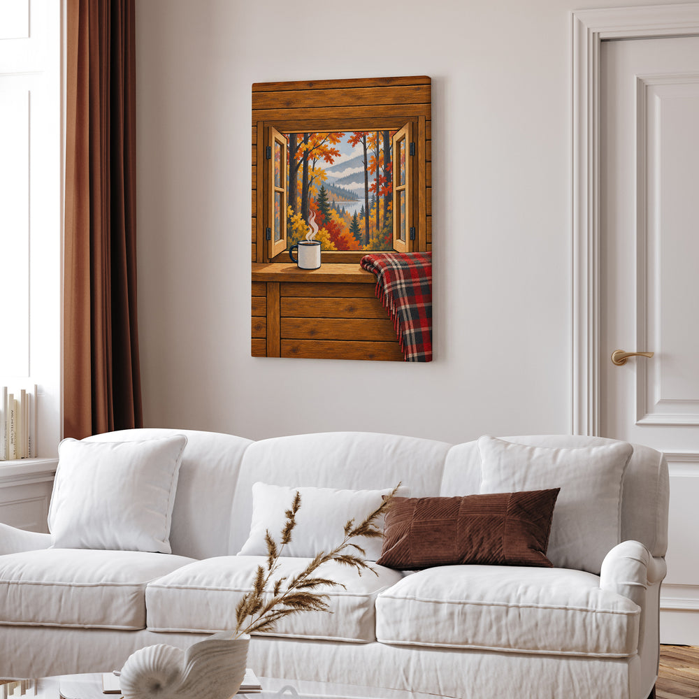 Cabin Weather – Cabin Wall Art with an Open Portal Onto Pure Vibe – Canvas Wall Art