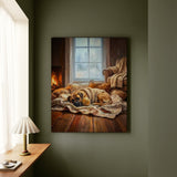 "Calm Memories" - Mastiff Vertical Canvas - Dog Lover Wall Art