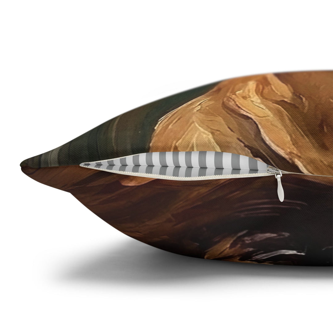 "Before Coffee" - English Bulldog Pillow Cover - Dog Lover Home Decor
