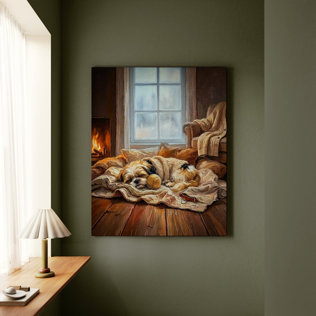 Shih Tzu Calm Memories Canvas