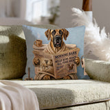 "Morning Business" - Great Dane Pillow Cover - Dog Lover Home Decor