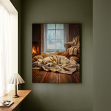 "Calm Memories" - Havanese Vertical Canvas - Dog Lover Wall Art
