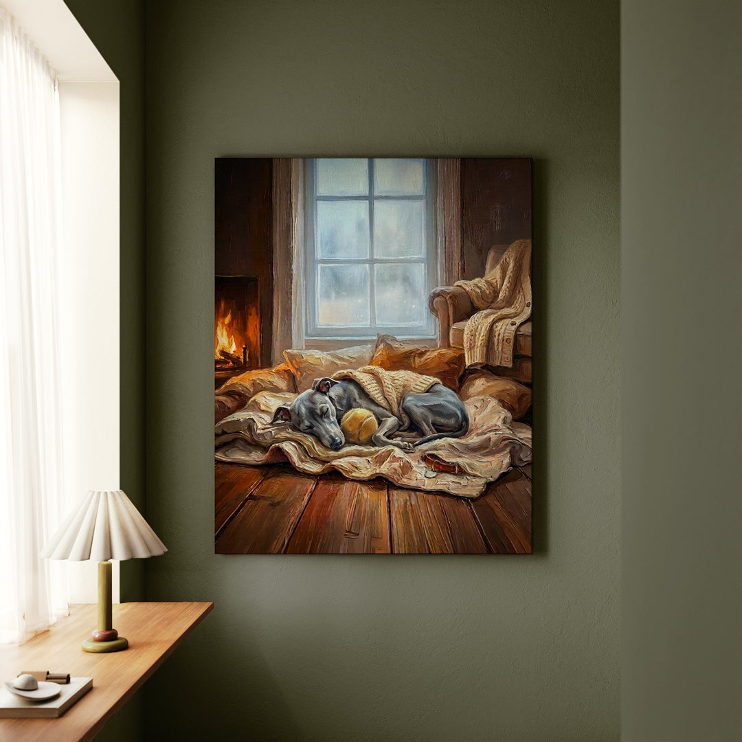 Italian Greyhound Calm Memories Canvas