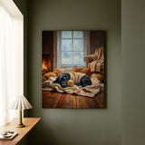 "Calm Memories" - Labrador Vertical Canvas - Dog Lover Wall Art