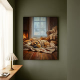 "Calm Memories" - Mastiff Vertical Canvas - Dog Lover Wall Art